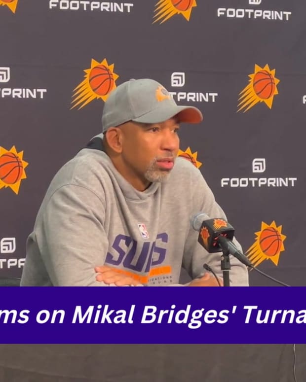 Monty Williams on Mikal Bridges' Turnaround Shot